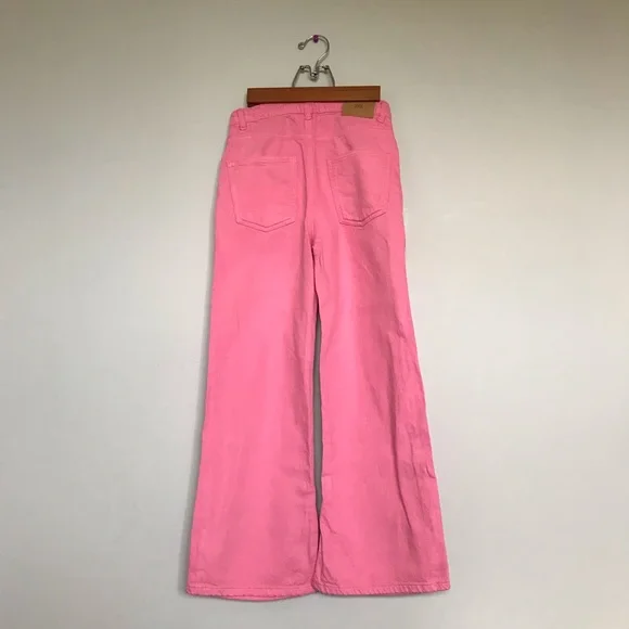 Zara Wide leg Pink Jeans. - Picture 2 of 4